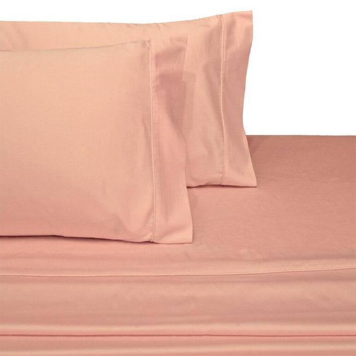 Split Top King Sheets Half Split Fitted Blush