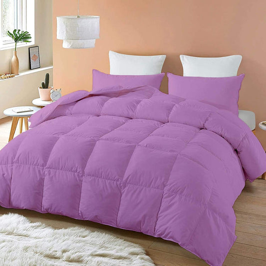 Comforter Cover King Size Egyptian Cotton 1PC Lavender