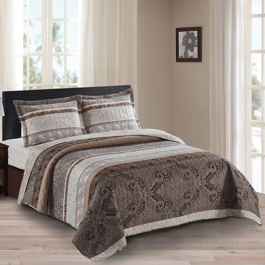 callisto lightweight reversible oversize quilt set