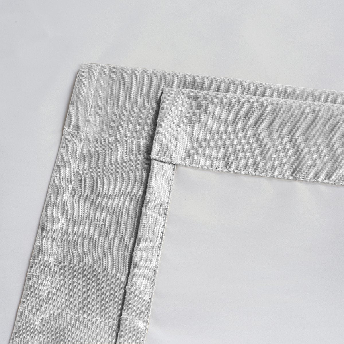 Soho Triple-Pass Thermal Insulated Blackout Curtain Rod Pocket - Tie Up Shade for Small Window ( 42" W X 63" L)