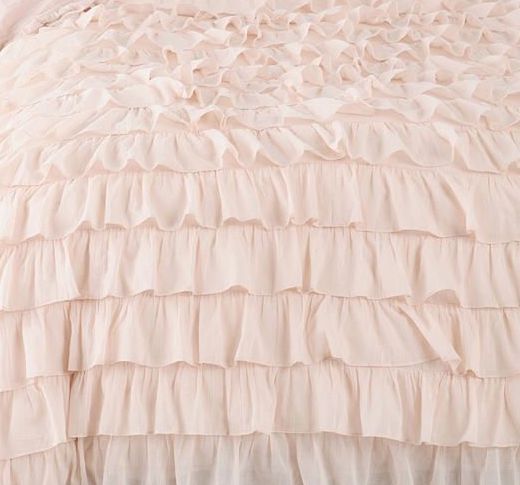 Waterfall Ruffle Duvet Covers Pink 1000TC Egyptian Cotton - All Sizes