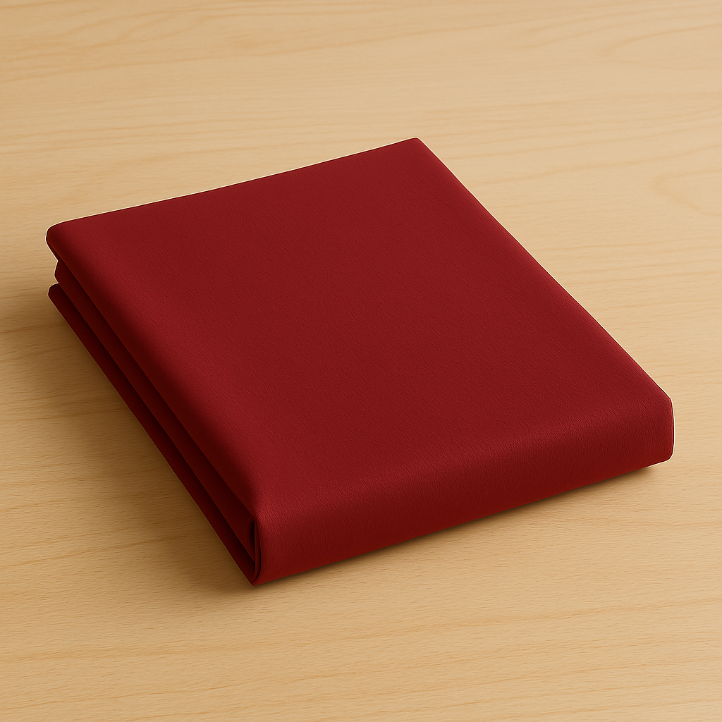 Luxurious 100% Egyptian cotton burgundy fitted sheet – deep color and ultra-soft comfort by Egyptian Home Linens