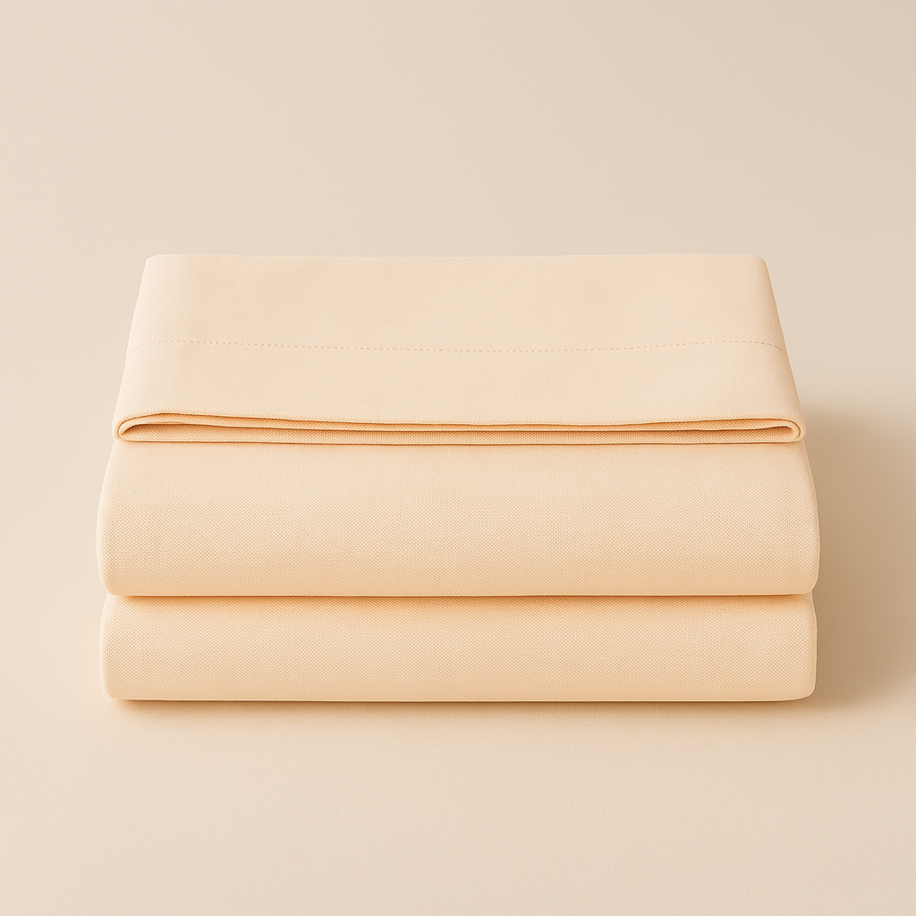 Luxury blush fitted bed sheet made from 1000TC Egyptian cotton, wrinkle-resistant and ultra-soft for daily comfort