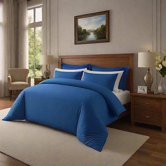 Royal Blue Duvet Cover 1-Piece