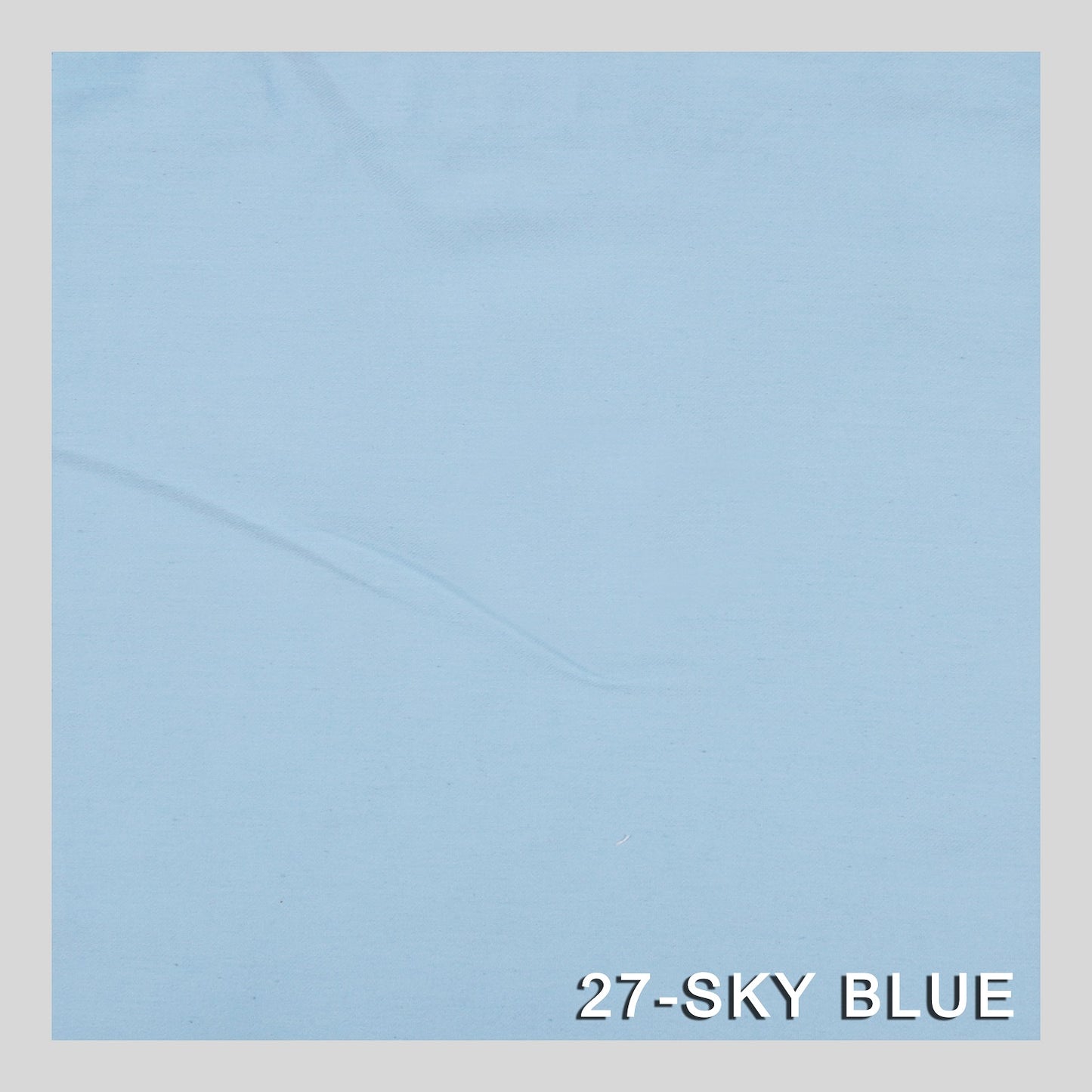 Light Blue Cushion Covers 100% Egyptian Cotton - Pack of 4 Pillowcases