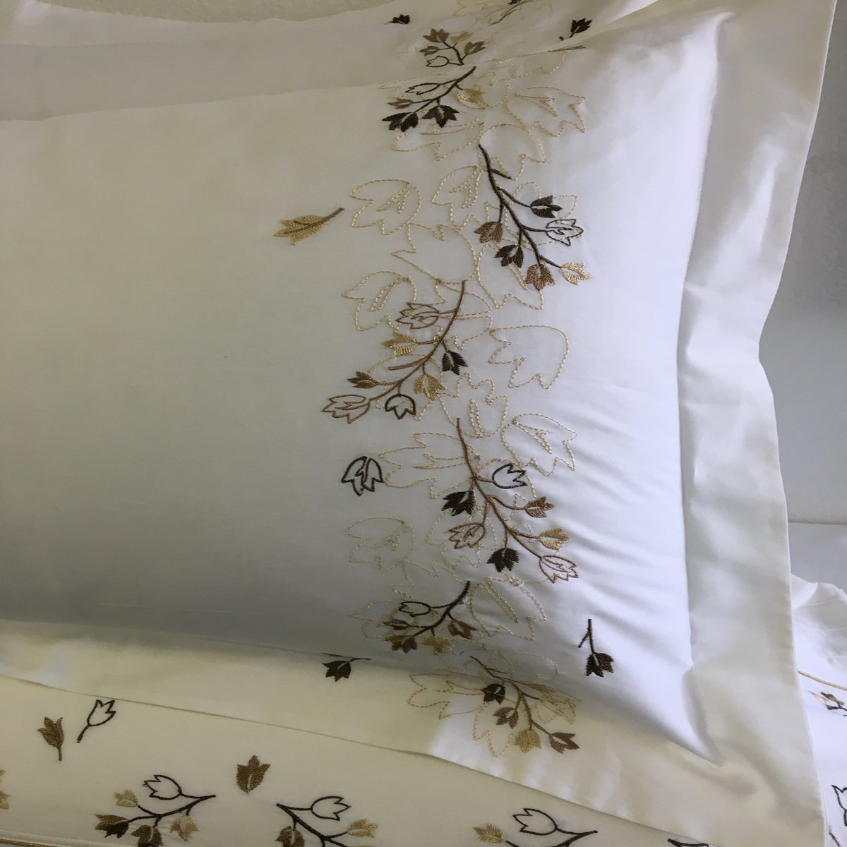 Tasneen 100% Cotton Embroidered Duvet Cover Sets