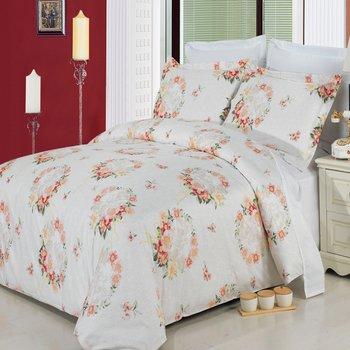 3 Piece Liza 100% Cotton Duvet Cover Set