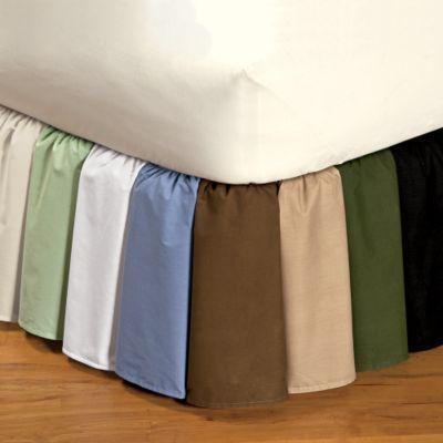 Egyptian Cotton White Bed Skirts at Egyptianhomelinens.com on discounted price.