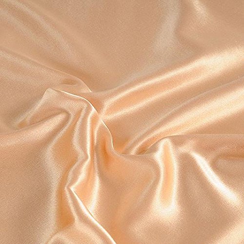 10 Inch Pocket Sheet Set 4Pc Mulberry Sateen Silk Peach