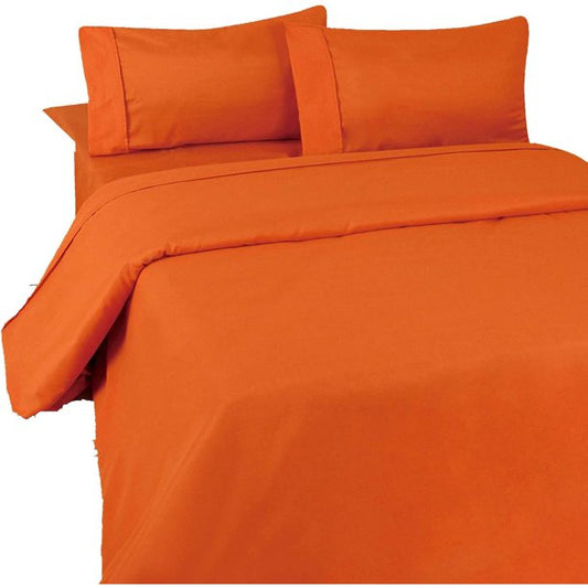 Sheet Set 100 percent Egyptian Cotton 32 Inch Deep Pocket Orange Color