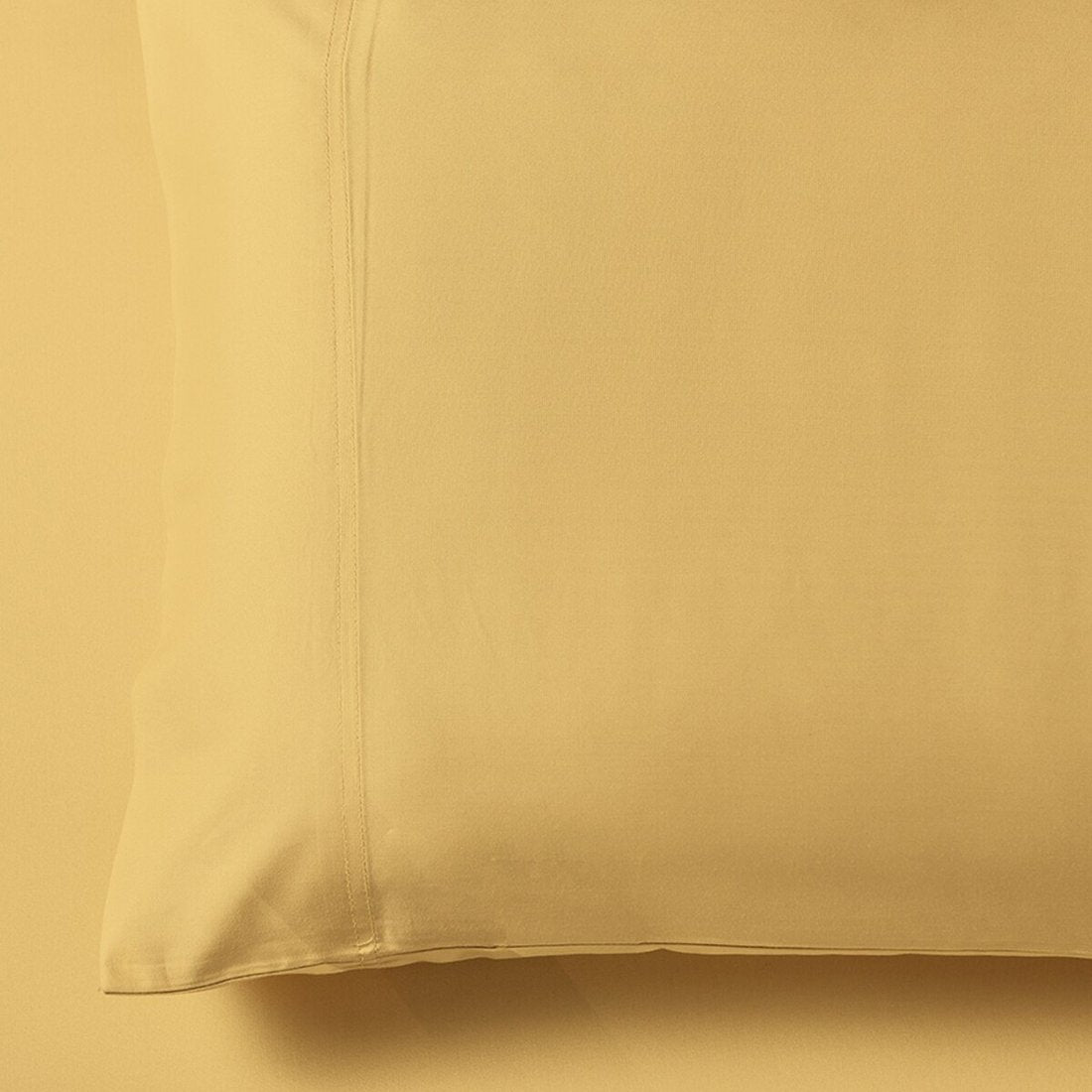 Calking Size Yellow Color Pillow Covers Egyptian Cotton 1000TC