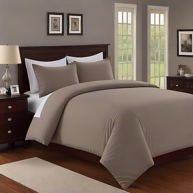 Sheet Set 100 percent Egyptian Cotton 21 Inch Deep Pocket Brown Color
