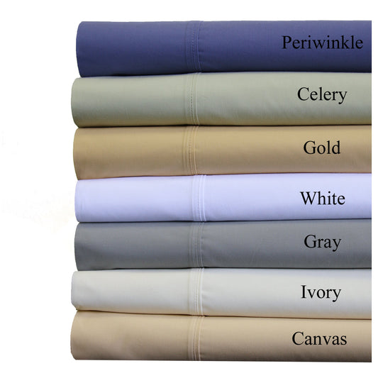 Pack of 10 White Solid Fitted Sheets 100% Egyptian Cotton 1000TC
