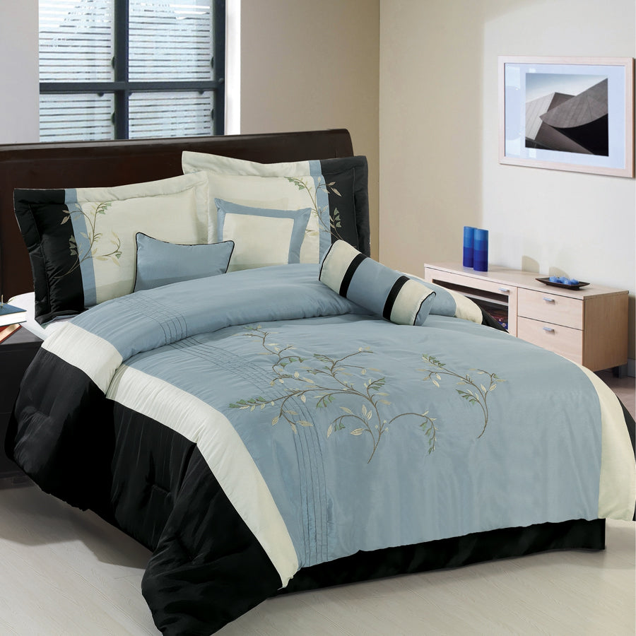 Santa Fe Gray 7-Piece comforter Set
