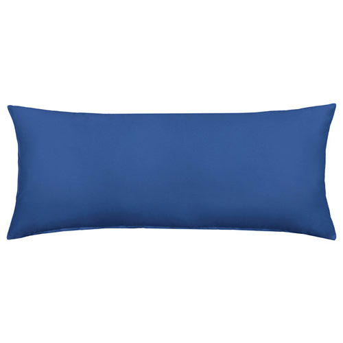 Body Pillow Covers Med Blue 2-Pieces 20" x 54" Egyptian Cotton 1000TC
