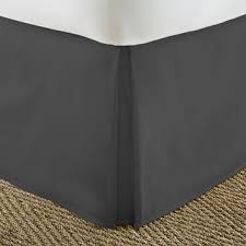 for Egyptian Cotton Luxurious 1 PC Queen Size Bed Skirt Solid Gray
