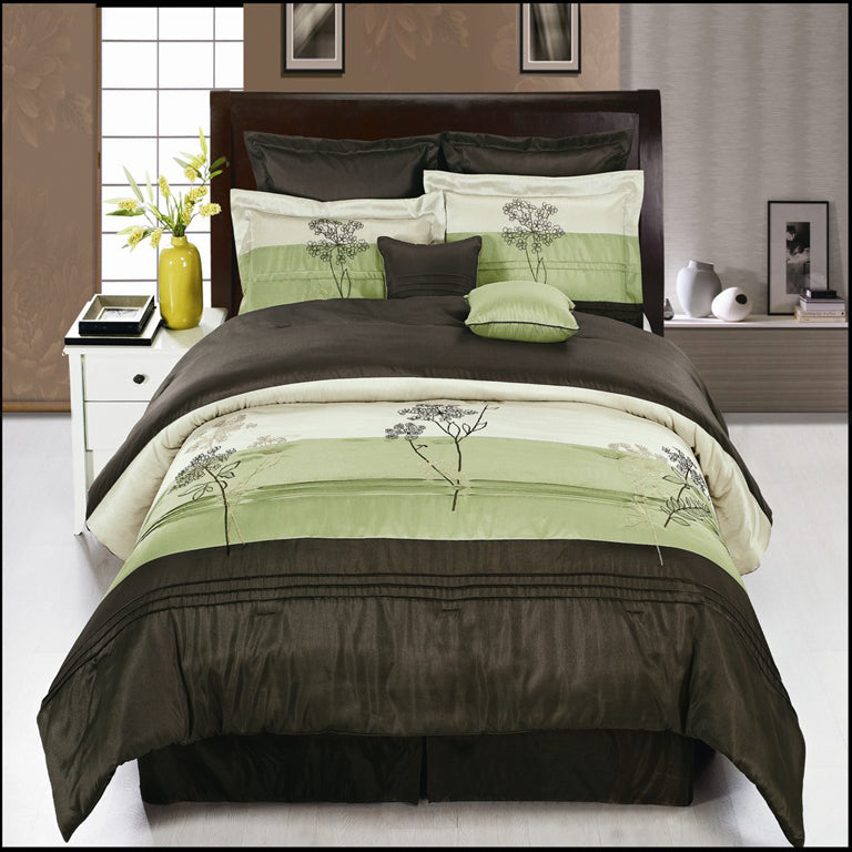 Portland Sage 8-Piece Comforter Set
