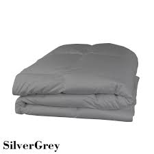 Comforter Cover Queen Size Egyptian Cotton 1PC Silver
