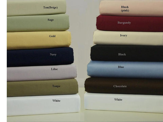1500-TC Egyptian Cotton Solid Duvet Cover Sets