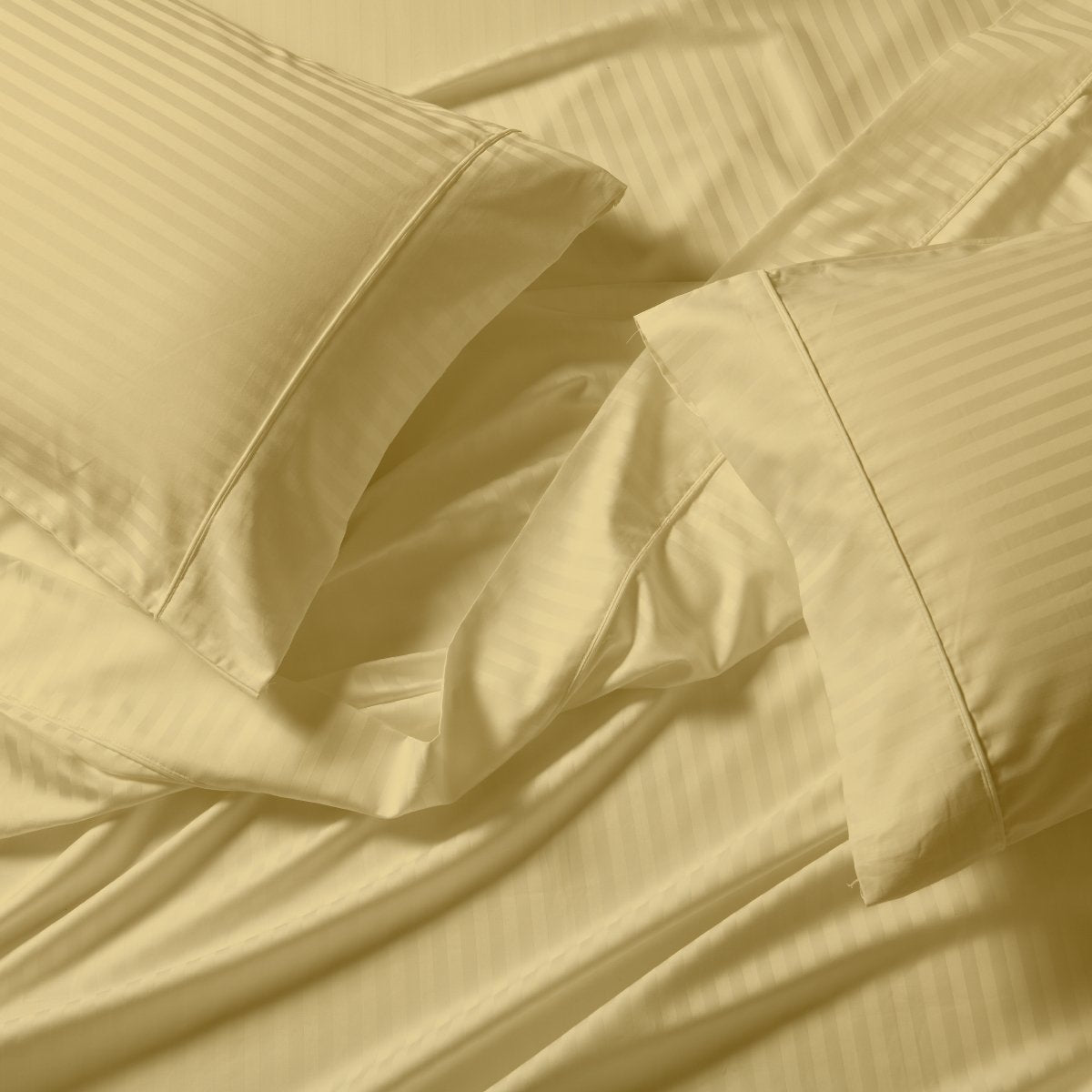 Un-attached Striped 650 Cotton California King OR Queen Waterbed Sheet sets