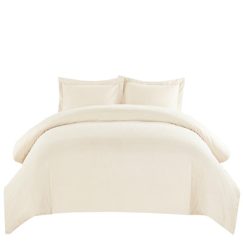 Wrinkle-Free Cotton Blend 600 Thread Count Duvet Cover Set