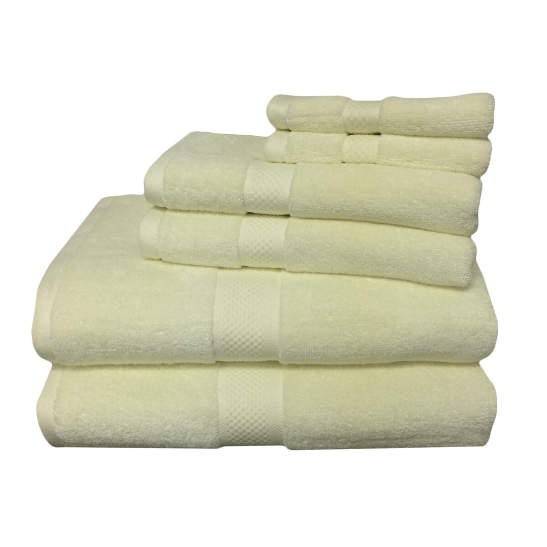 Super Soft Bamboo Cotton Blend Ivory Towel Set