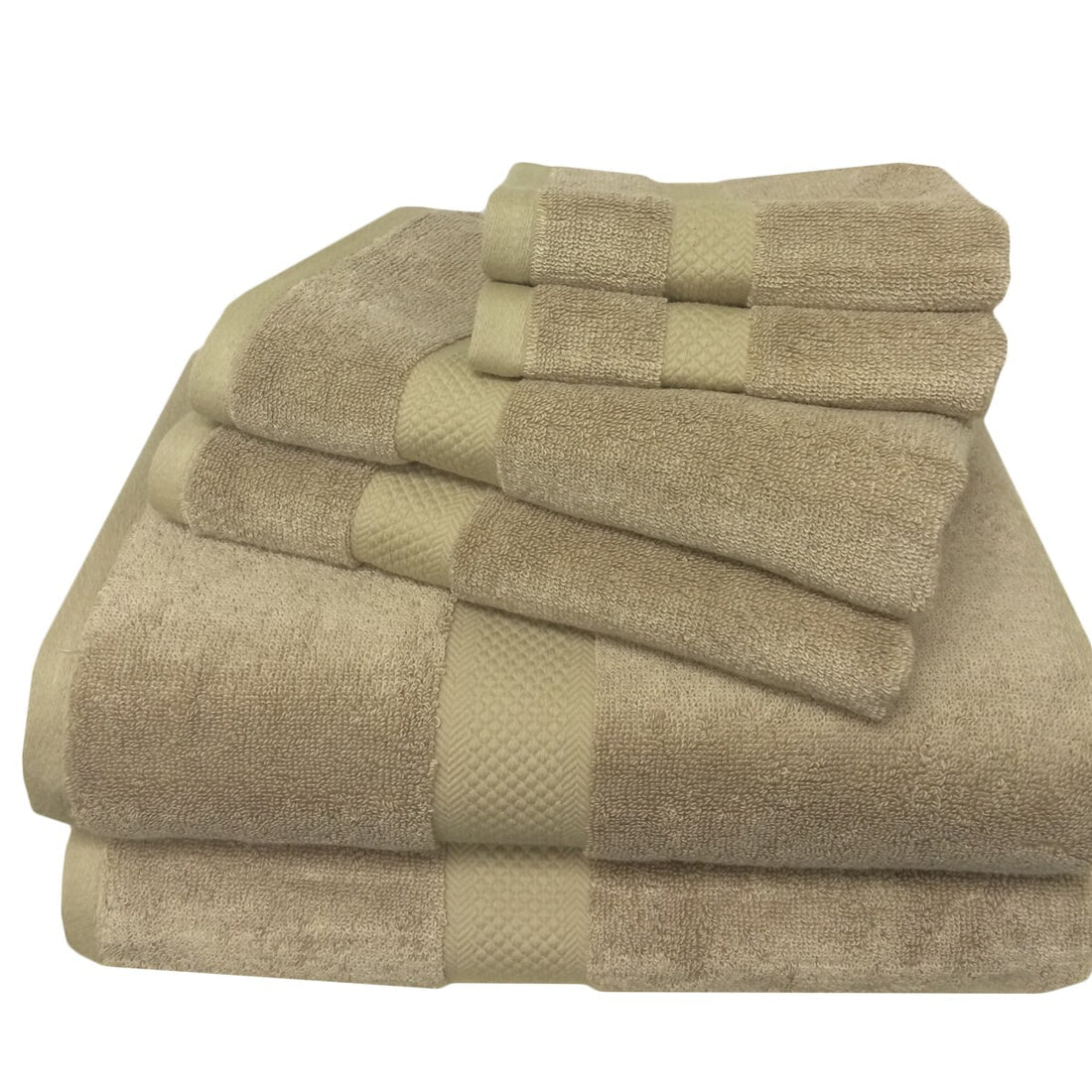 Super Soft Bamboo Cotton Blend Taupe Towel Set
