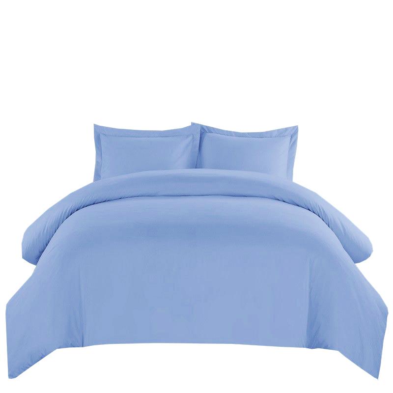Wrinkle-Free Cotton Blend 600 Thread Count Duvet Cover Set
