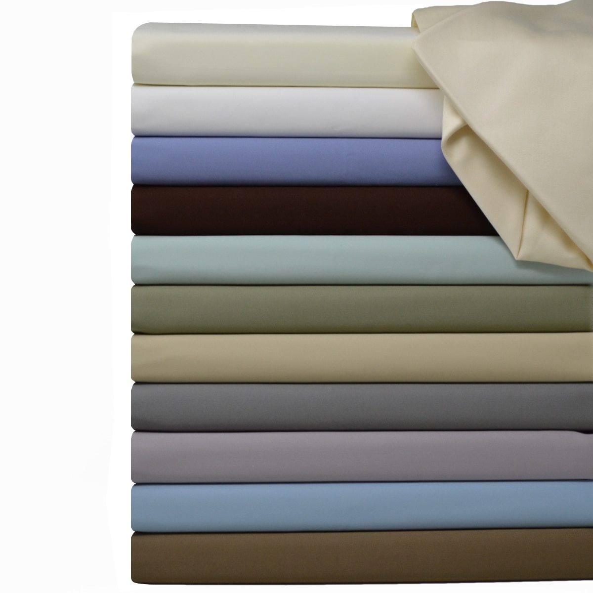 Flex Top California King Fitted Sheet Only- Solid 608 Thread Count