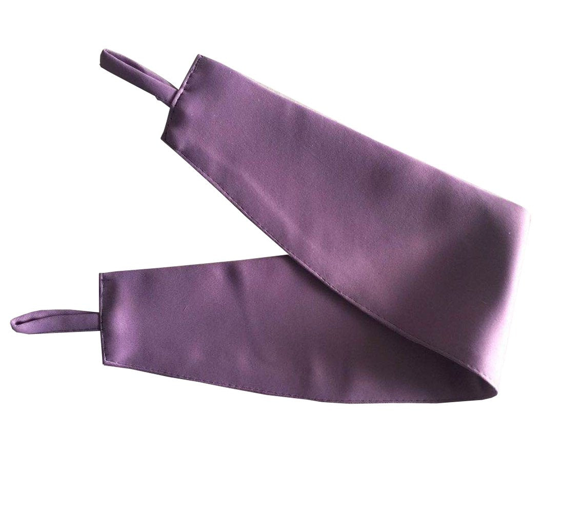 Purple Ava Blackout Weave Curtain Panels With Tie Backs Pair (Set Of 2)