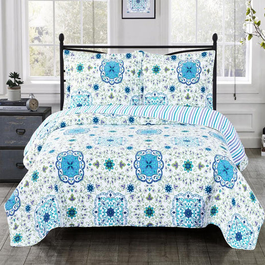 arielle wrinkle-free quilts oversized in twin, queen or king quilt sets