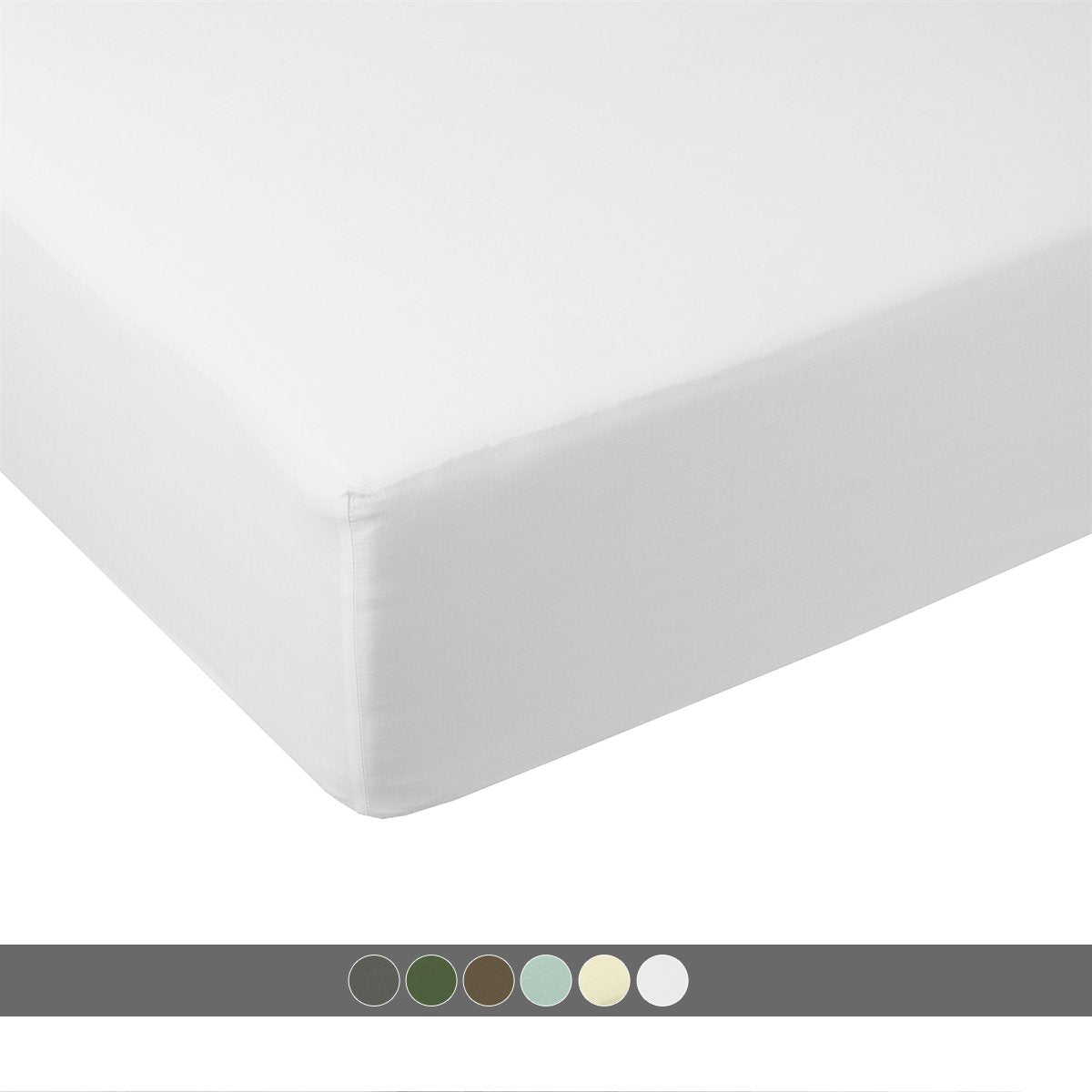 Twin XL Fitted Sheet Only - 100% Bamboo Viscose 600 Thread Count