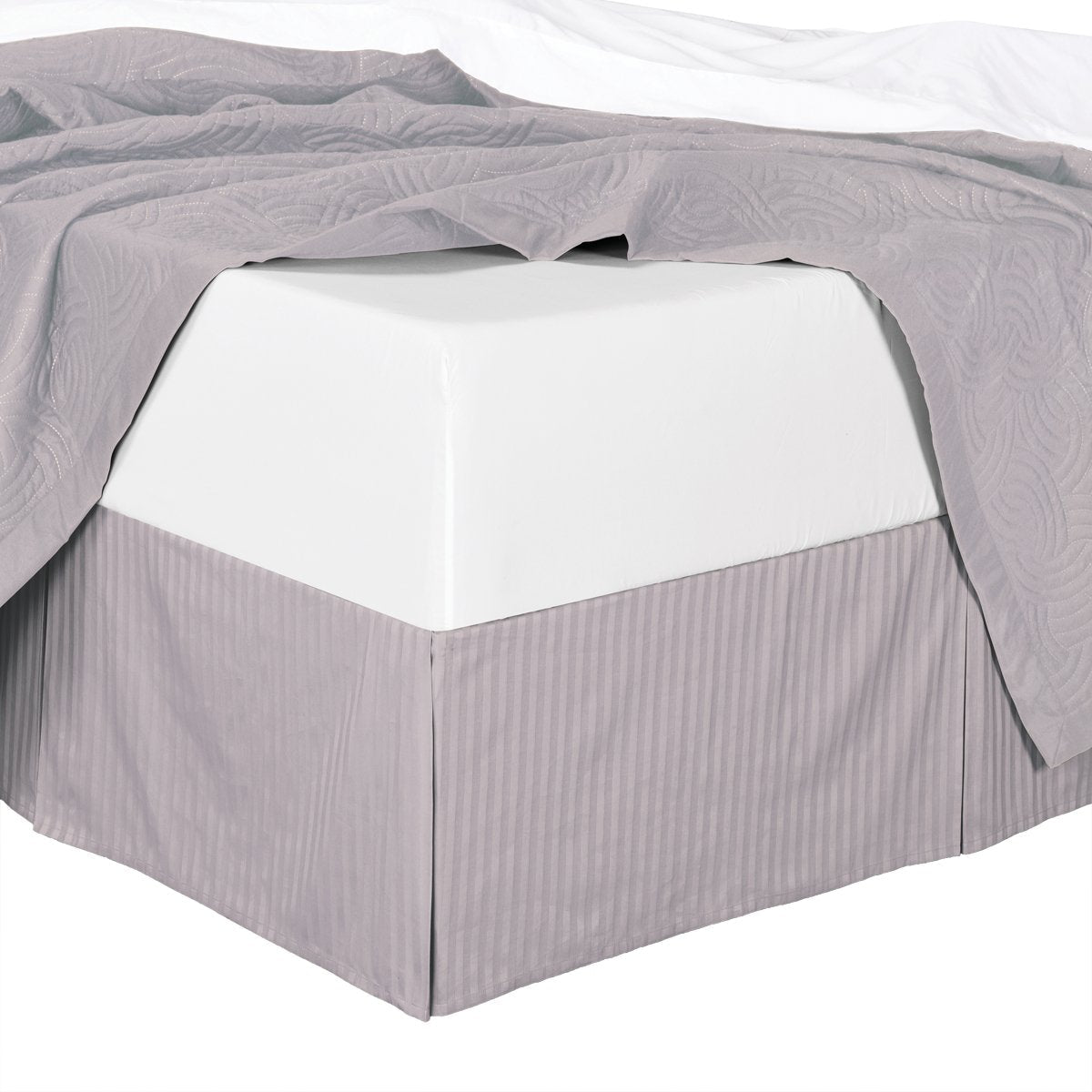 Stripe Bed Skirt 100% Microfiber