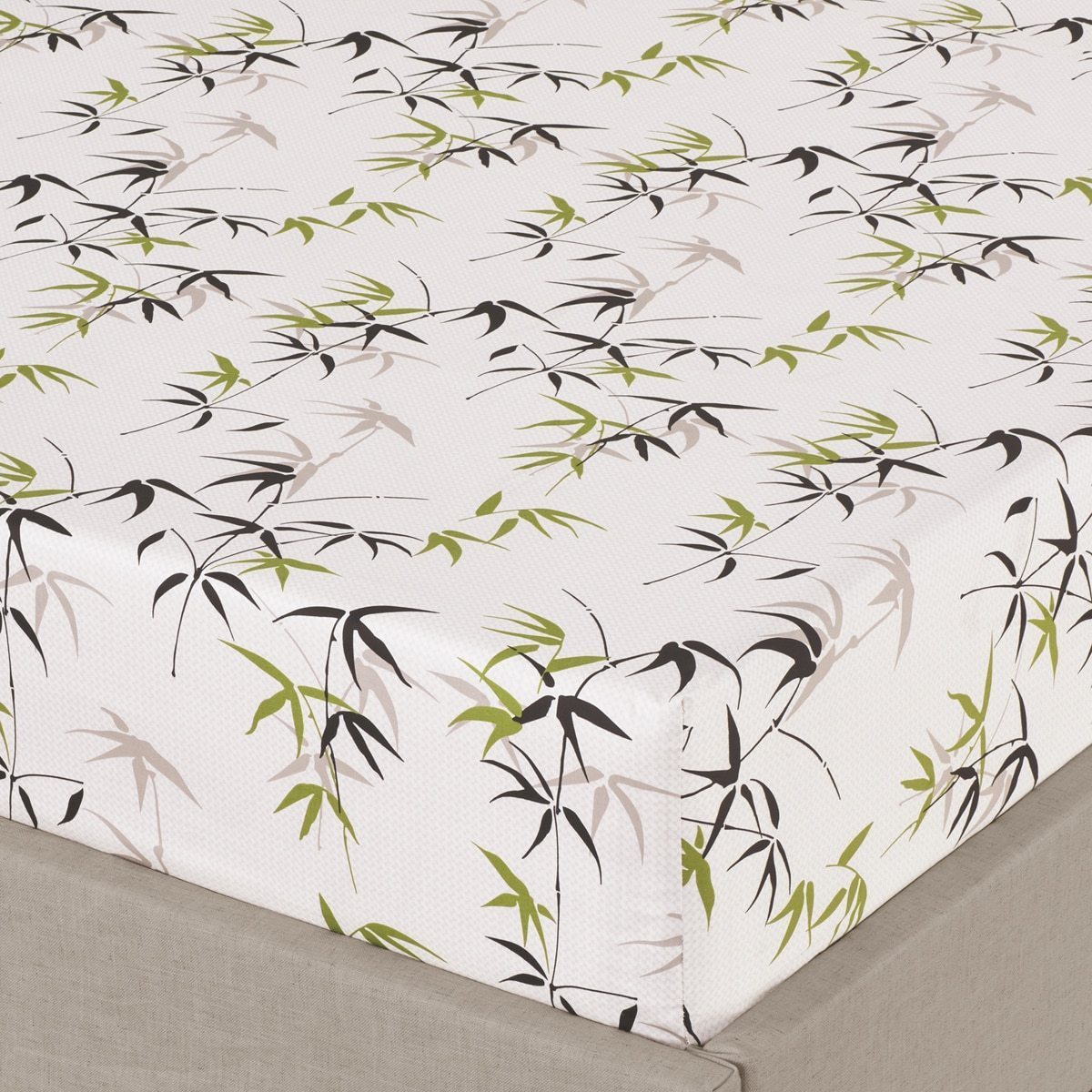 Top Split Flex King Sheet Set - Fern 300 Thread count