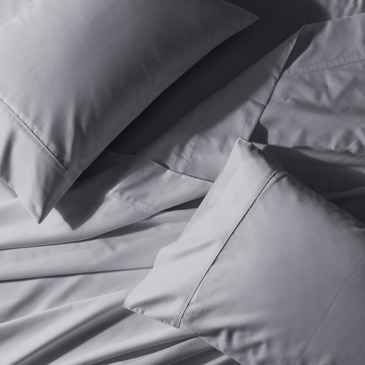 Un-attached Solid 650 Cotton Blend Waterbed Sheets