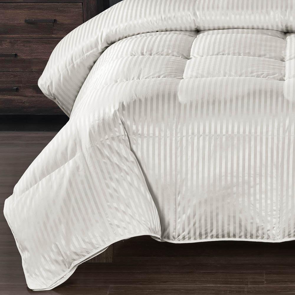 Silk Goose Down Filled Comforter Warm Baffle Box Winter Goose FIll