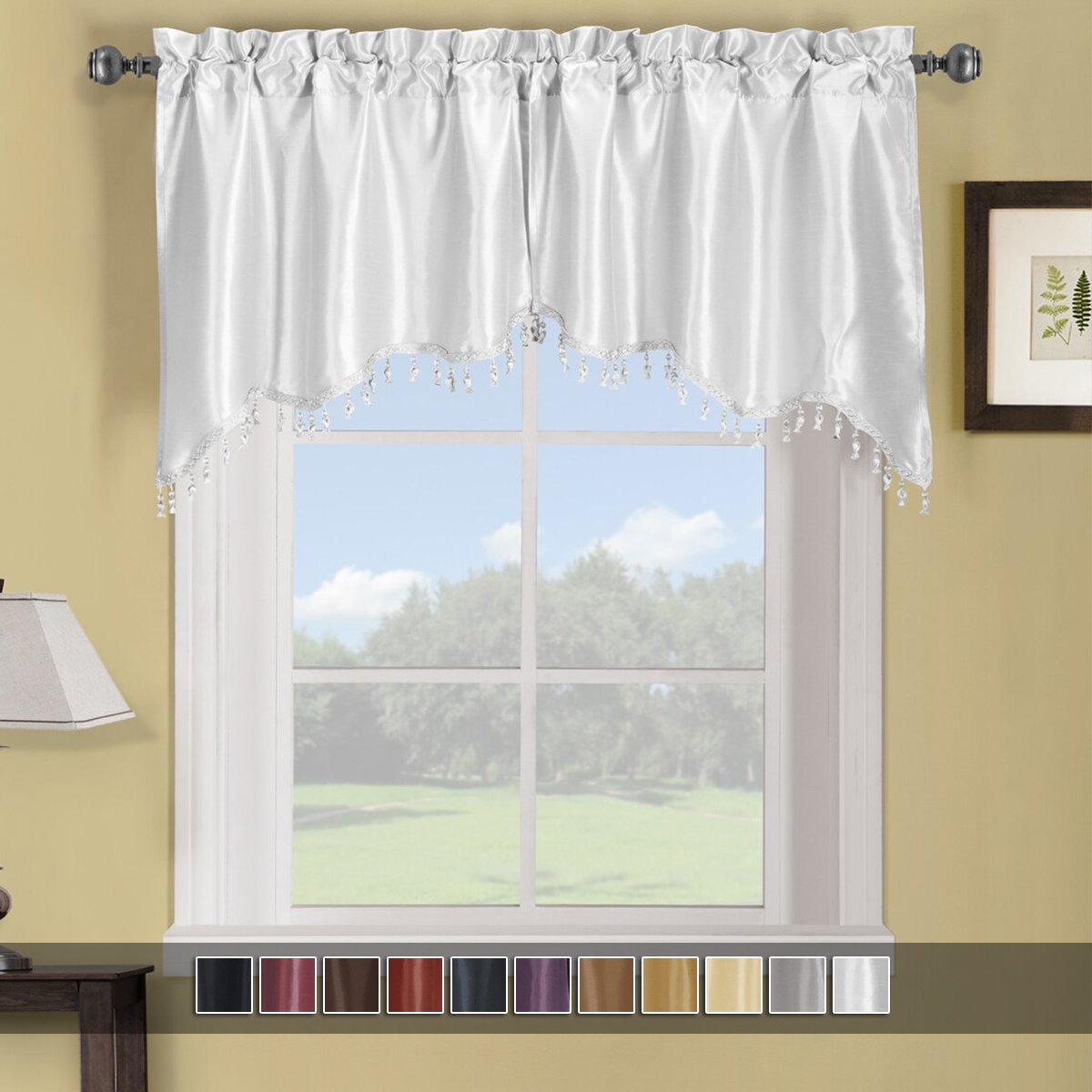 Soho Swag Valance 70"Wx30"L