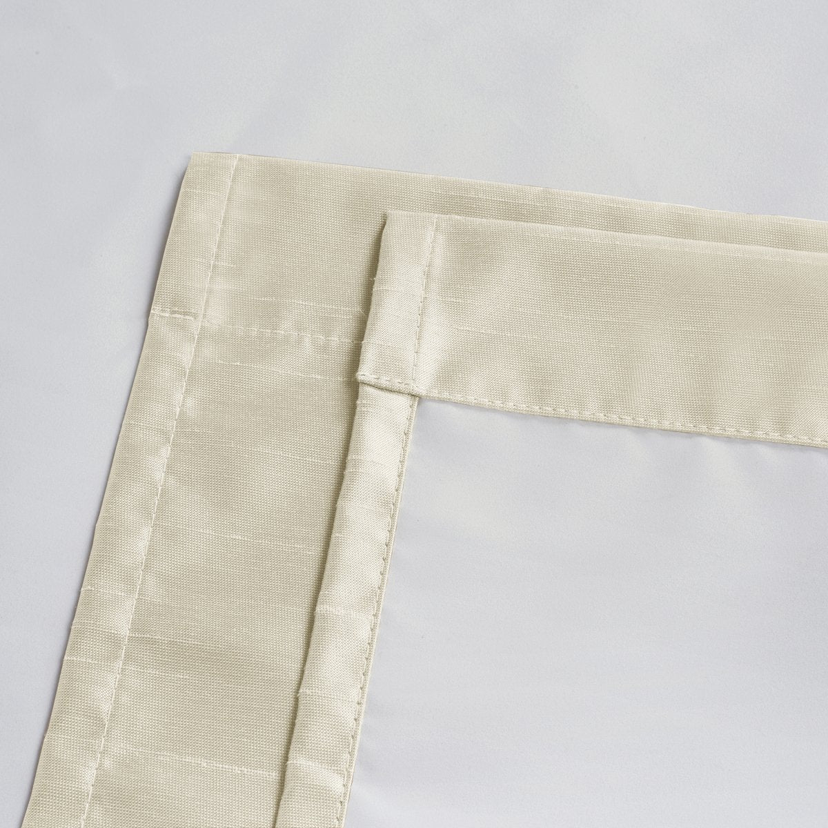 Soho Triple-Pass Thermal Insulated Blackout Curtain Rod Pocket - Tie Up Shade for Small Window ( 42" W X 63" L)
