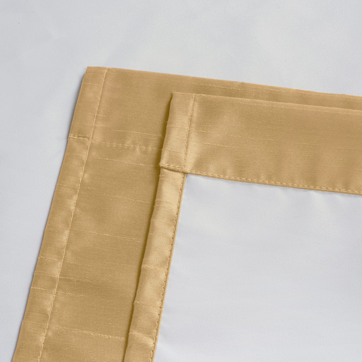 Soho Triple-Pass Thermal Insulated Blackout Curtain Rod Pocket - Tie Up Shade for Small Window ( 42" W X 63" L)