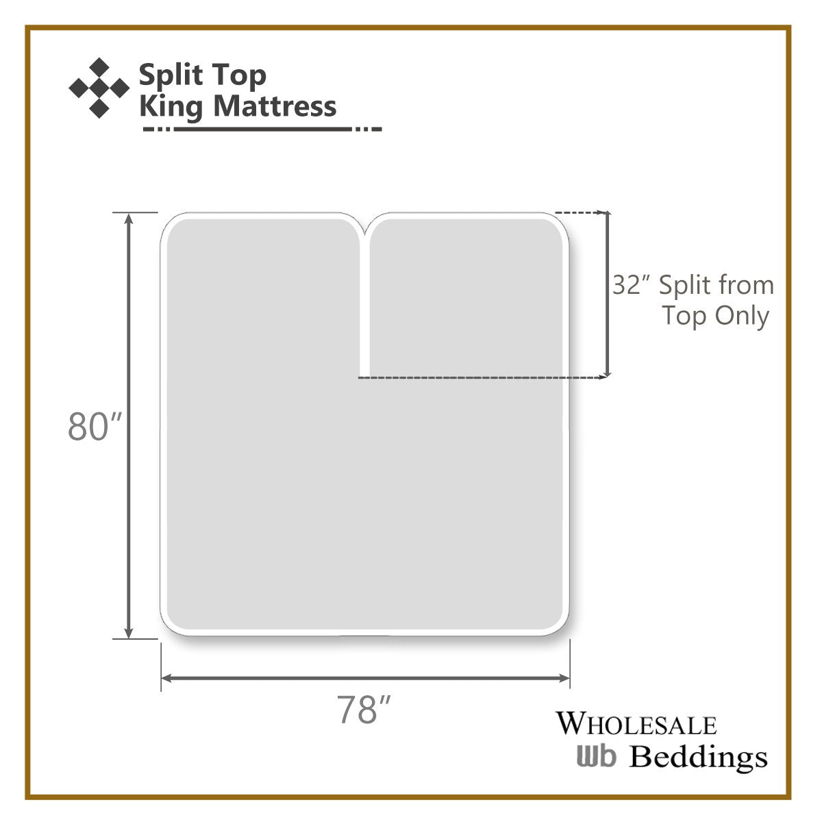 Top Split Flex King Sheet Set - Fern 300 Thread count