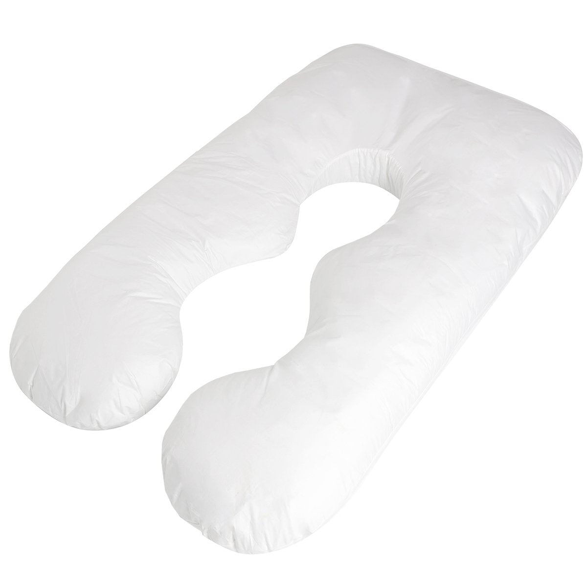 EHL 60" Full Body Pregnancy Pillow, U-Shaped Maternity Pillow for nursing baby W/removable Cotton Cover