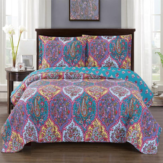 viola oversized quilted coverlet mini bed quilt set