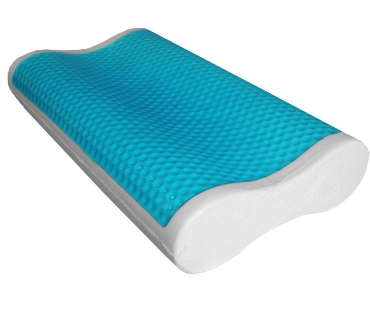 EHL Comfort Contour Cool Gel Memory Foam Pillow (Single or Set of 2)