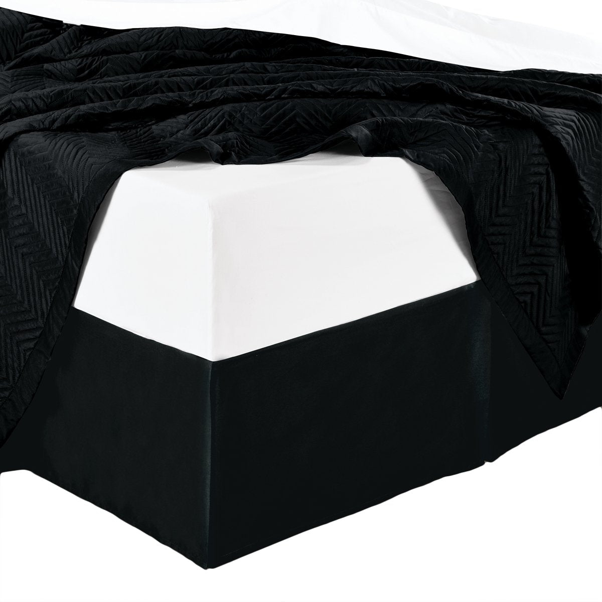 100% Microfiber Solid Bed Skirt