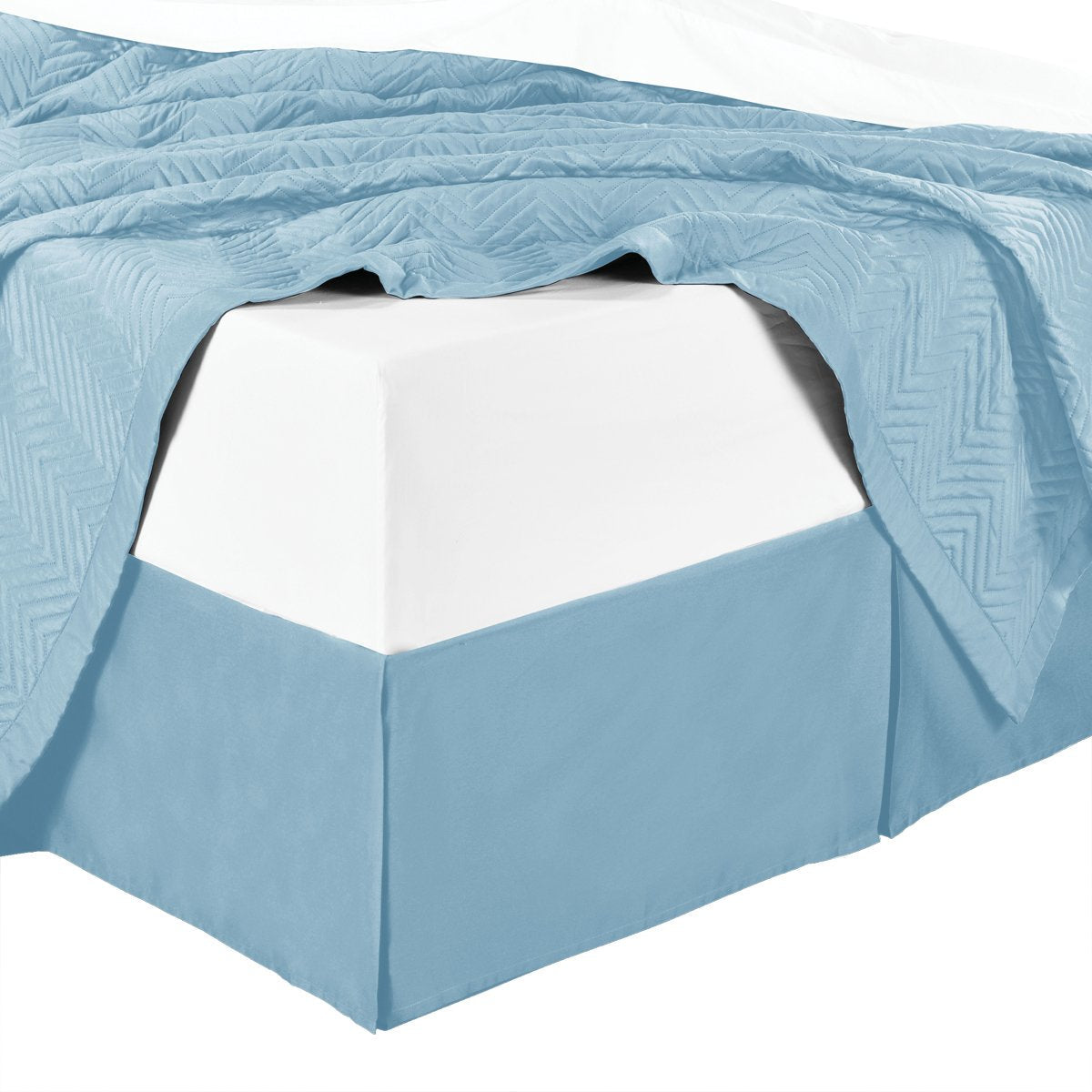 100% Microfiber Solid Bed Skirt