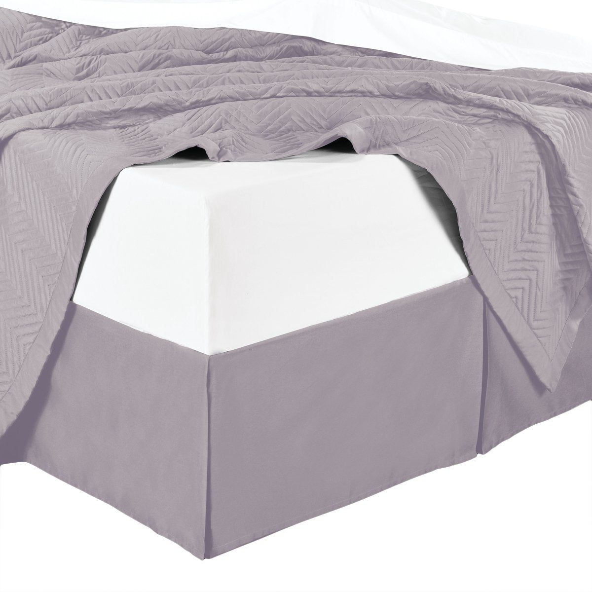 100% Microfiber Solid Bed Skirt