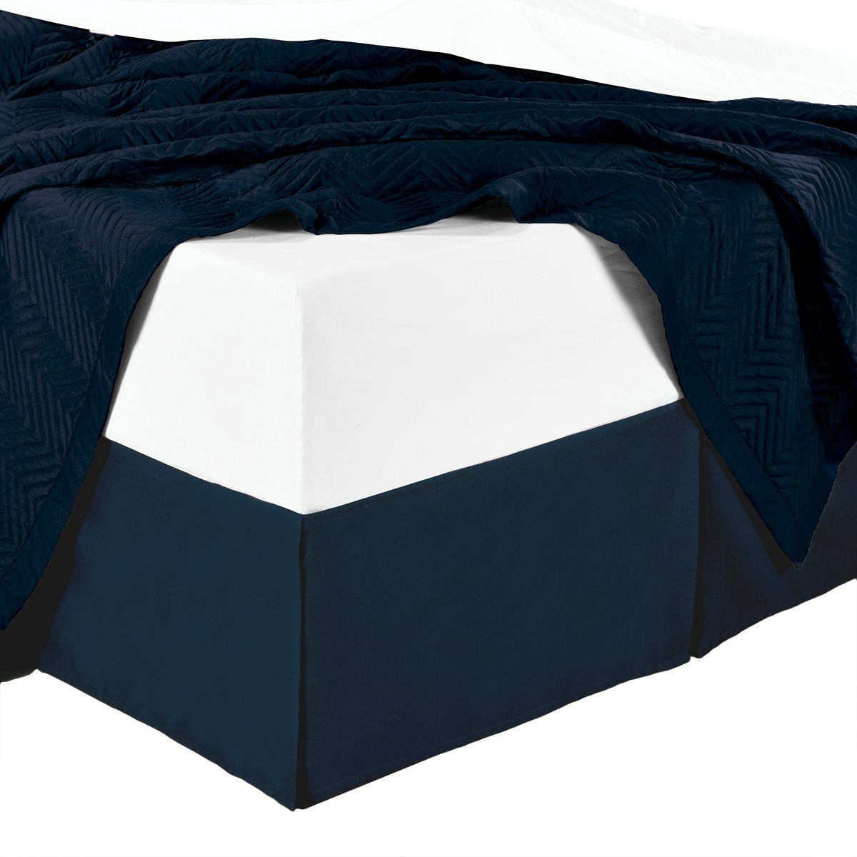 100% Microfiber Solid Bed Skirt