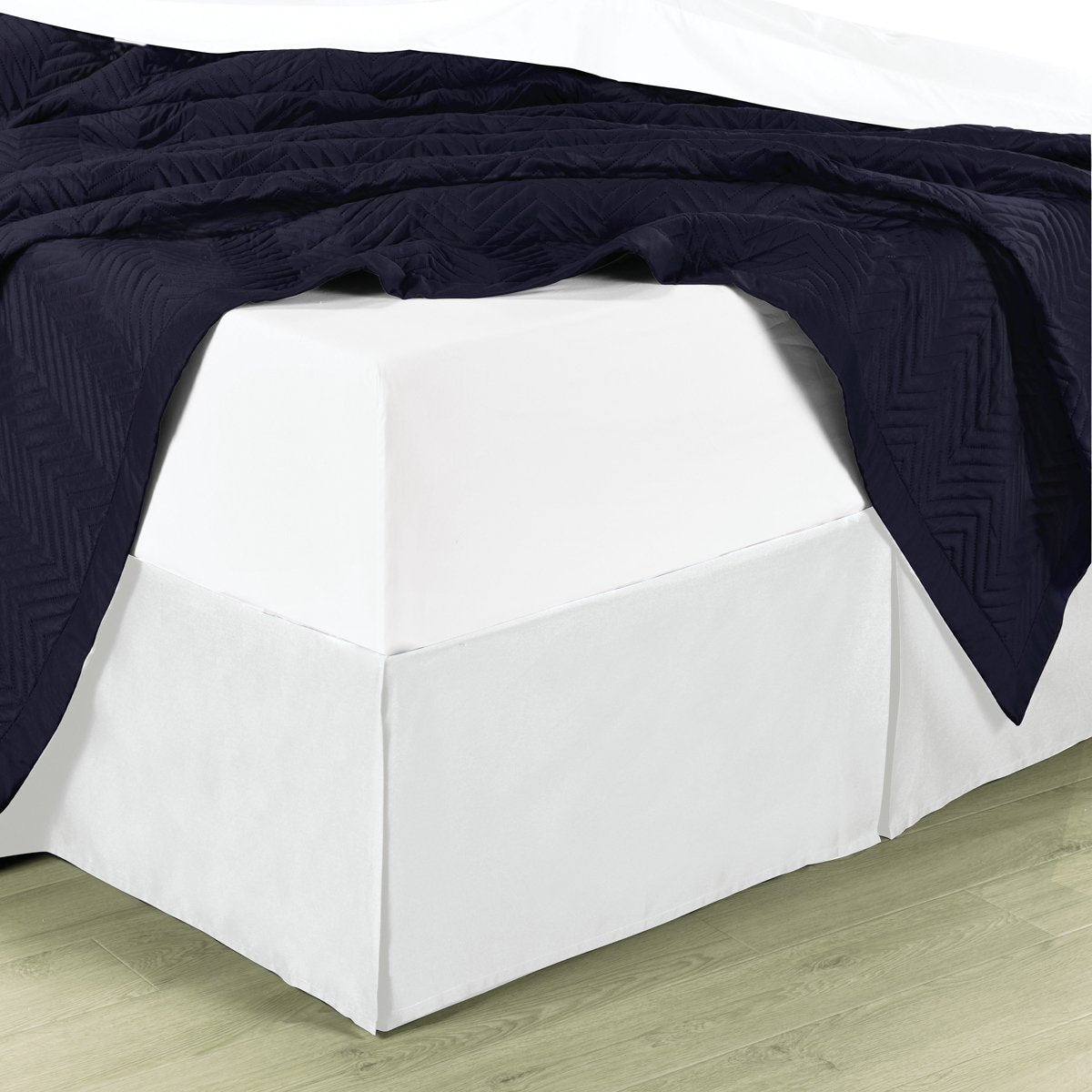 100% Microfiber Solid Bed Skirt