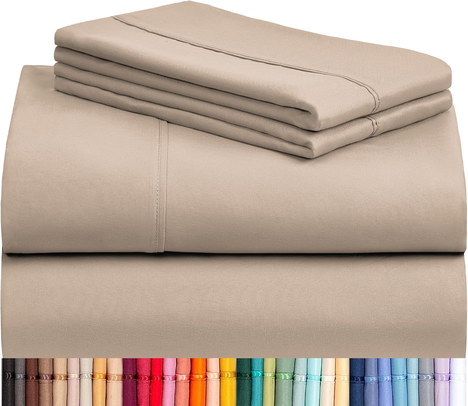 beige fitted sheets pure cotton egyptian home linens
