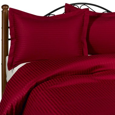 Burgundy Solid Egyptian Cotton 1200TC Split King Sheet Set – 5 Piece Deep Pocket Bedding